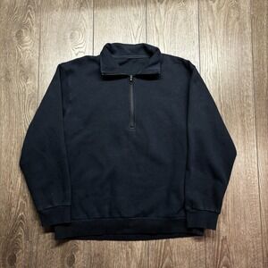 Lululemon Sweatshirt Small Blue Steady State Half Zip Fleece Pullover Sweater